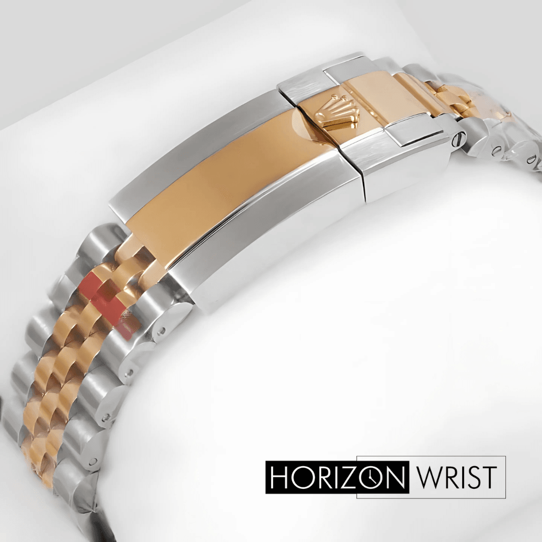 Rolex – GMT 40mm Two Tone Edition | Yellow Gold with Black Dial & Bezel | Master AAA - Horizon Wrist