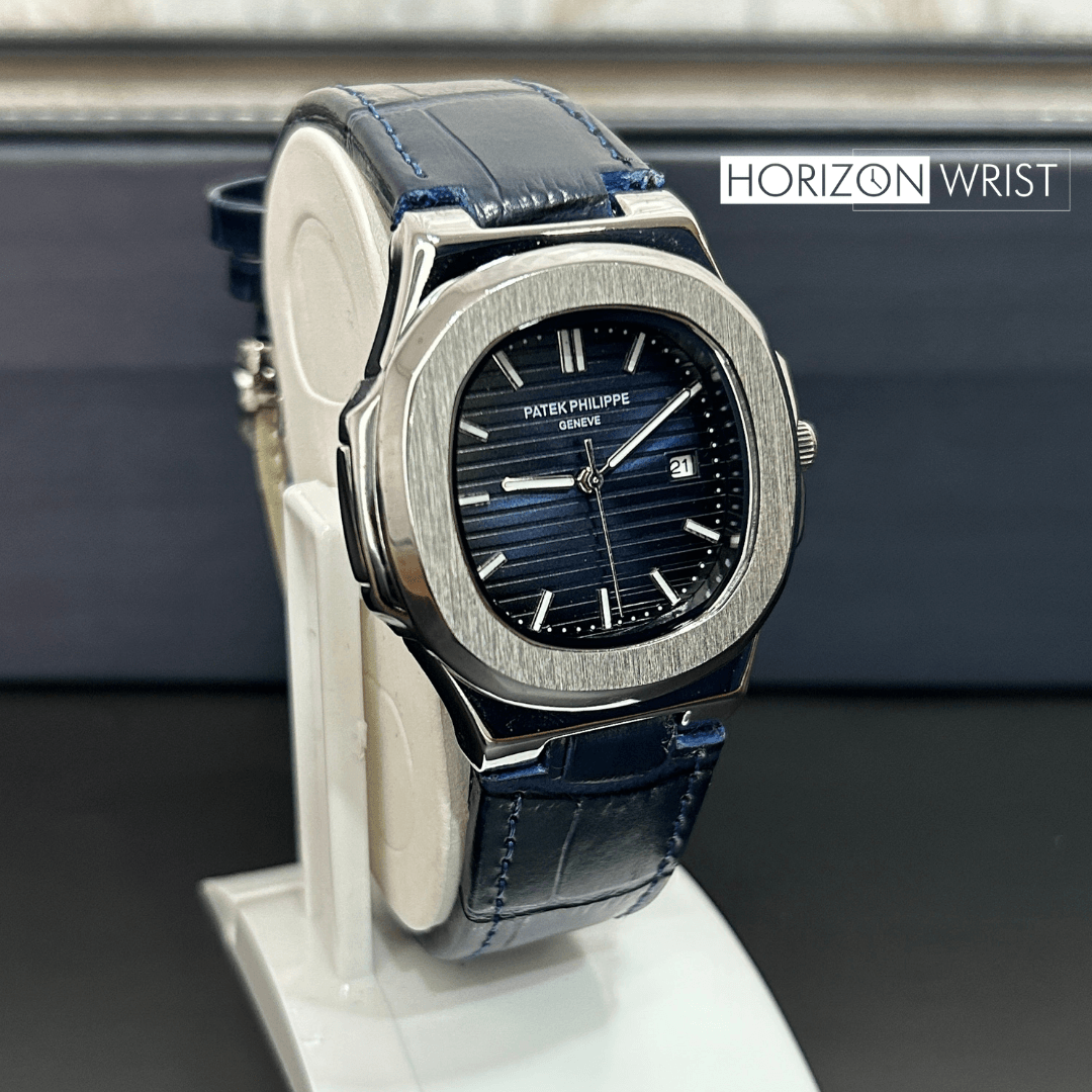 Patek Philippe Naut – Blue Dial with Matching Blue Strap | Quartz - Horizon Wrist