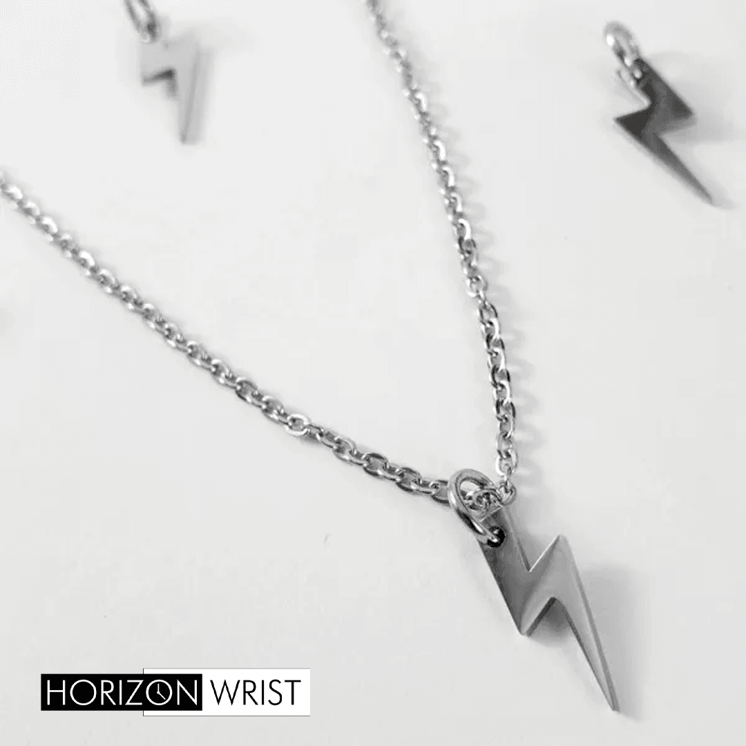 Minimal Buzz Bar Necklace – Stainless Steel - Horizon Wrist