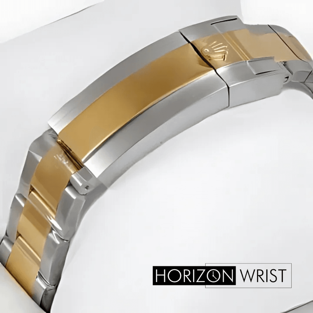 Latest Collection 40 Two Tone Yellow Gold With Blue Dial & Bezel Automatic Watch ZR Factory - Horizon Wrist