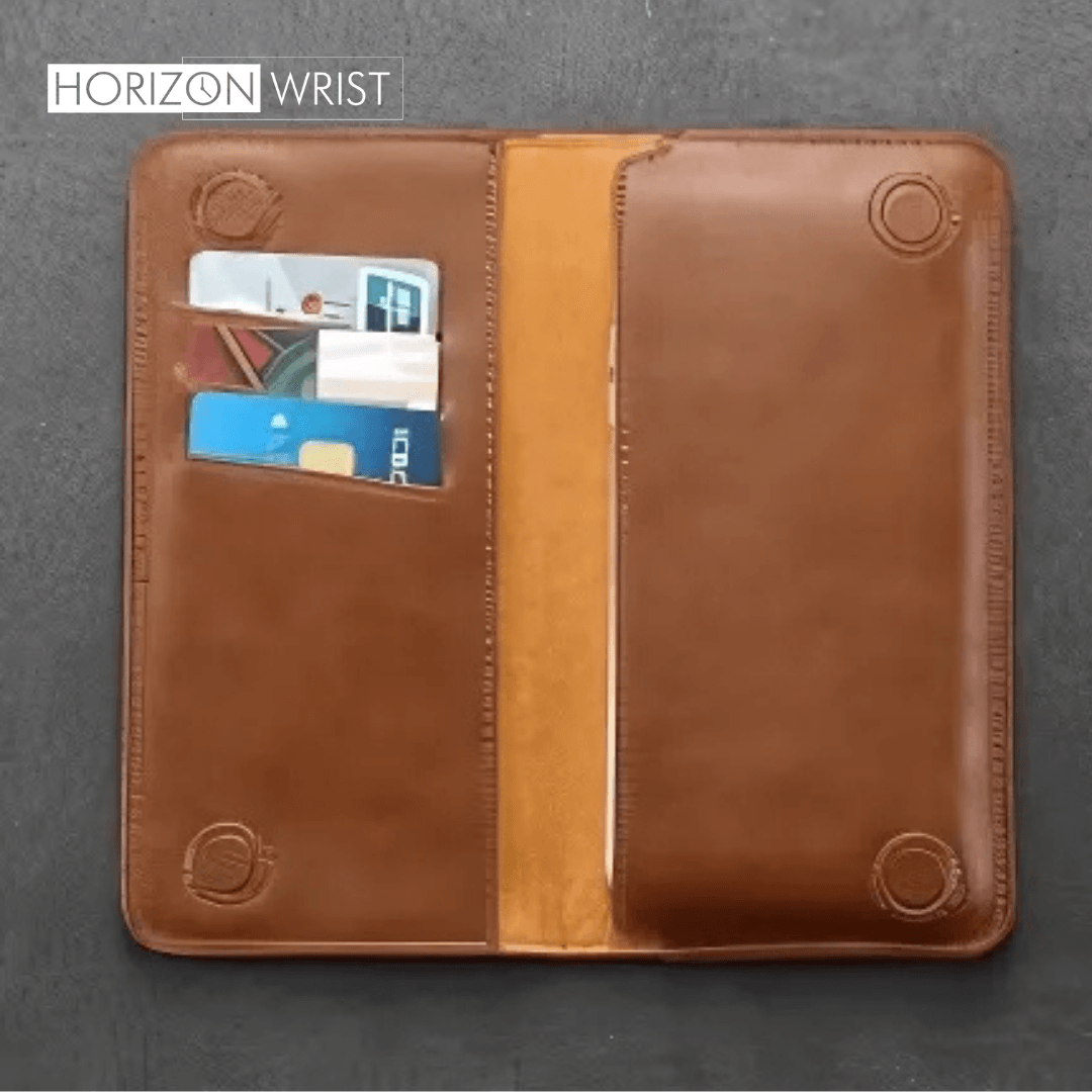 Floveme Handmade Universal Soft Wallet – 100% Imported Leather | Premium & Minimalist Design - Horizon Wrist