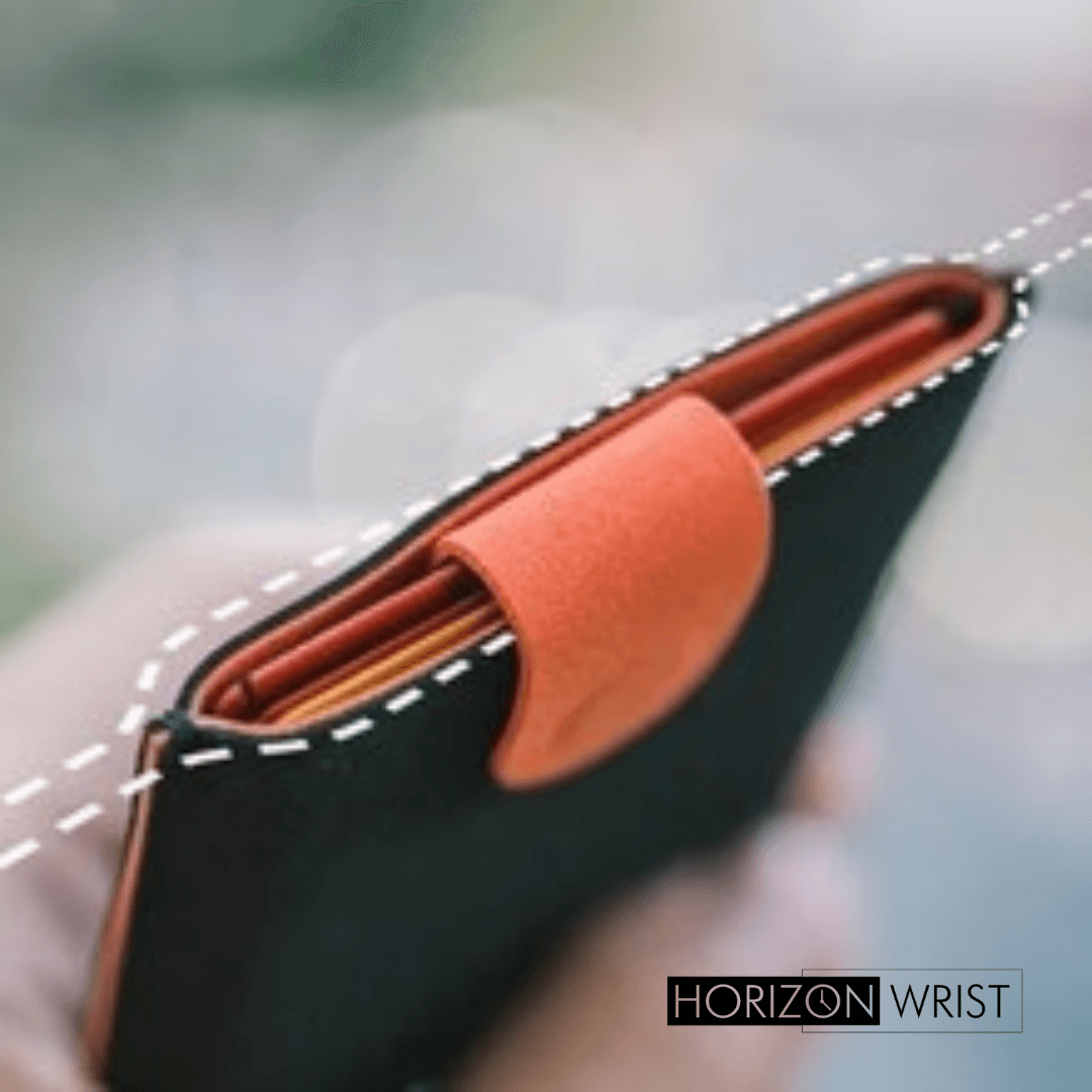 Slim RFID Blocking Leather Cardholder Wallet – Minimalist Design with Gift Box | Horizon Wrist - Horizon Wrist