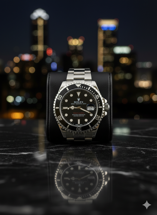 RLX Yacht-Master – Black Dial with Silver Chain | Classic Marine Style