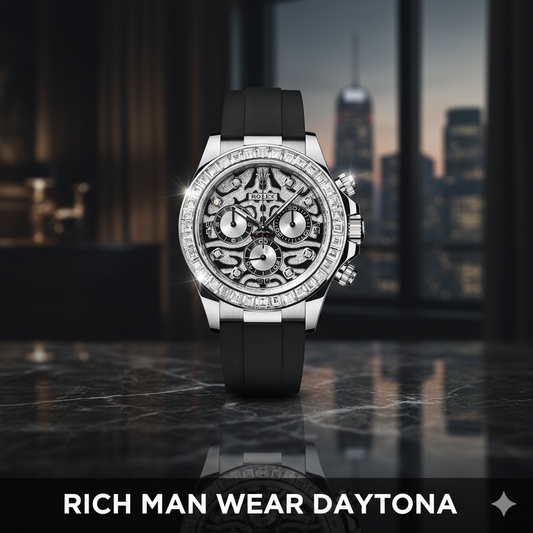 🐅 White Tiger Daytona – Elegance in White
