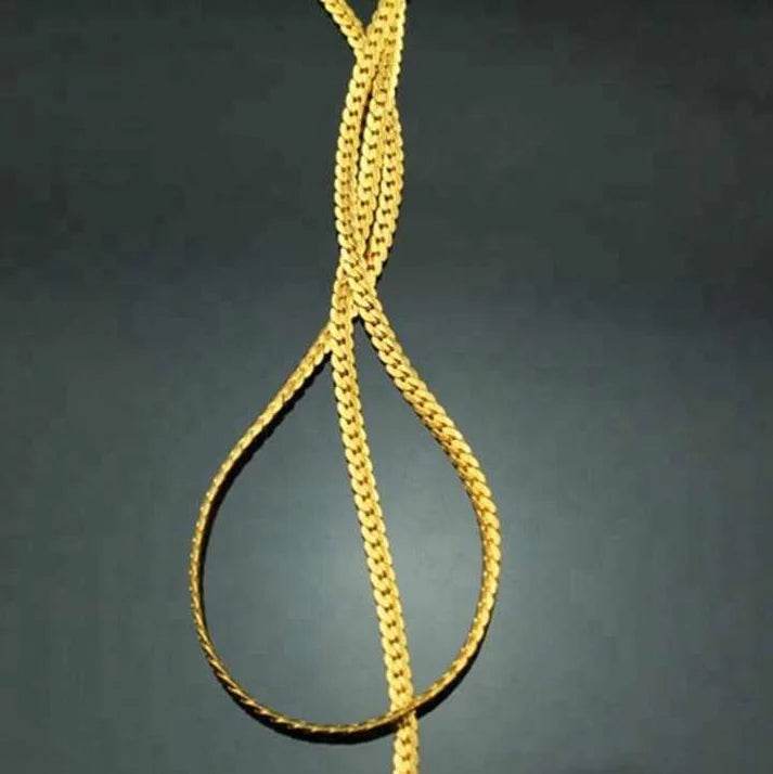 Curb Gold Chain & Bracelet Set – Premium Stainless Steel | Rust-Free & Fade-Resistant - Horizon Wrist