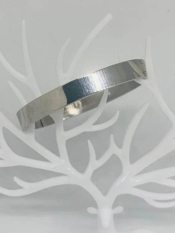 Minimalist Gold Plated Bracelet – Unisex Plain Design for Girls & Boys - Horizon Wrist