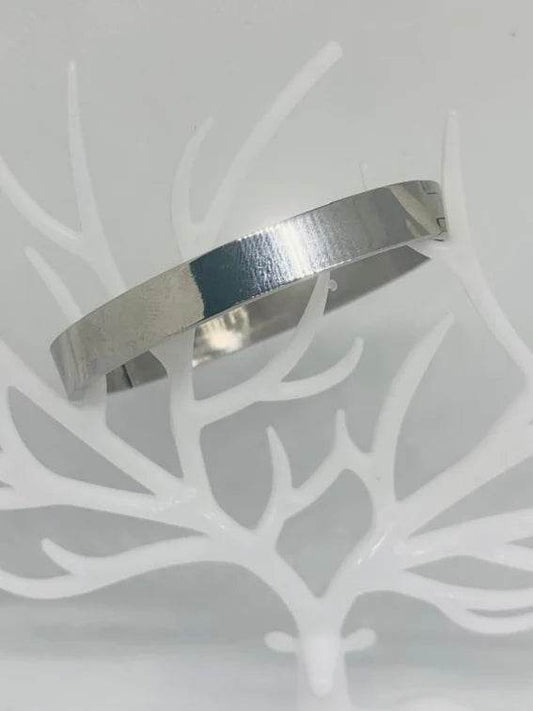 Minimalist Gold Plated Bracelet – Unisex Plain Design for Girls & Boys - Horizon Wrist