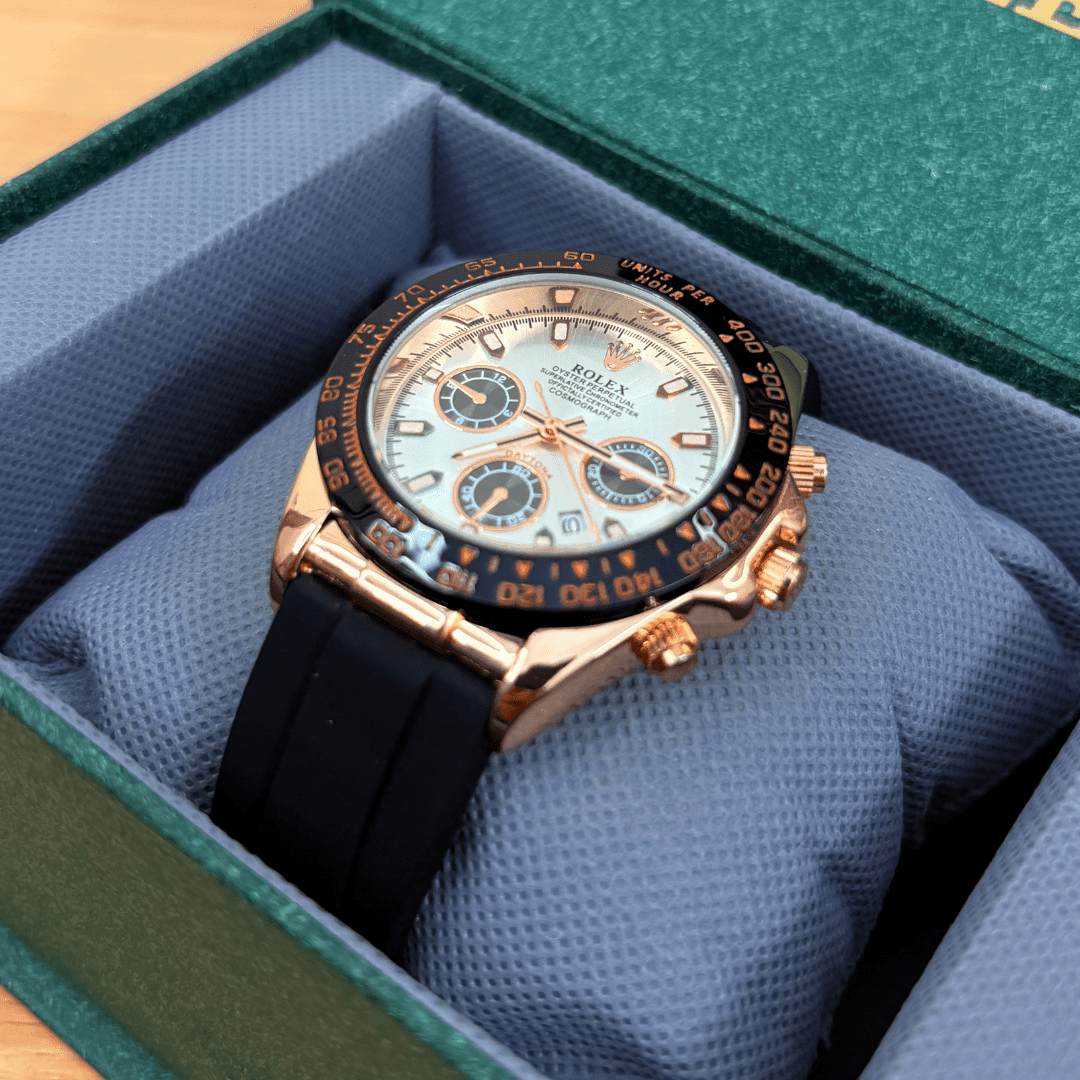 RLX Daytona - 38mm - Rose Black Frost - Mens Watch - Horizon Wrist