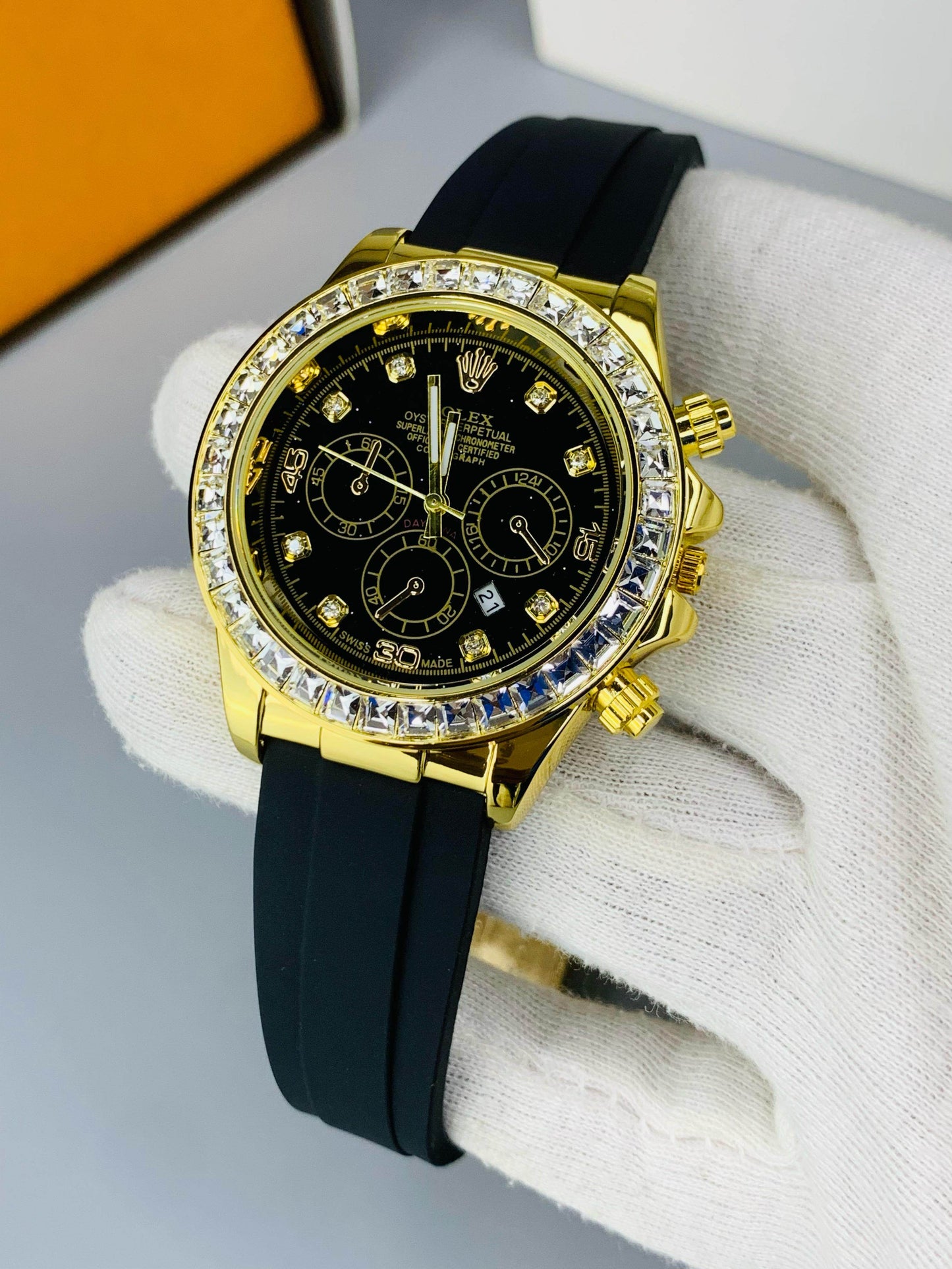 Daytona Stone Model | Black Dial - Horizon Wrist