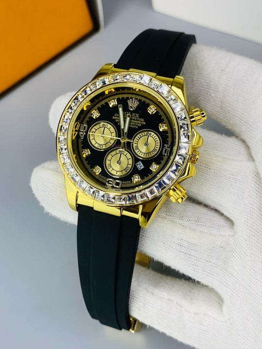 Daytona Stone Model | Gold Black - Horizon Wrist