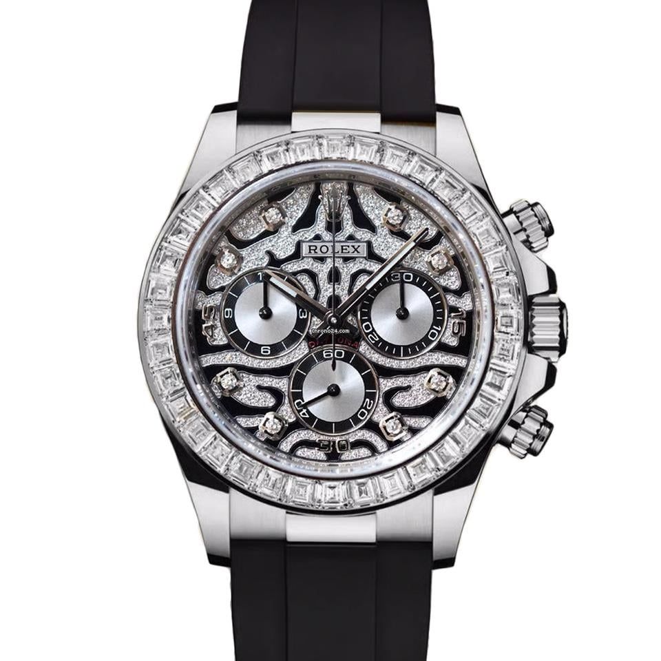 🐅 White Tiger Daytona – Elegance in White