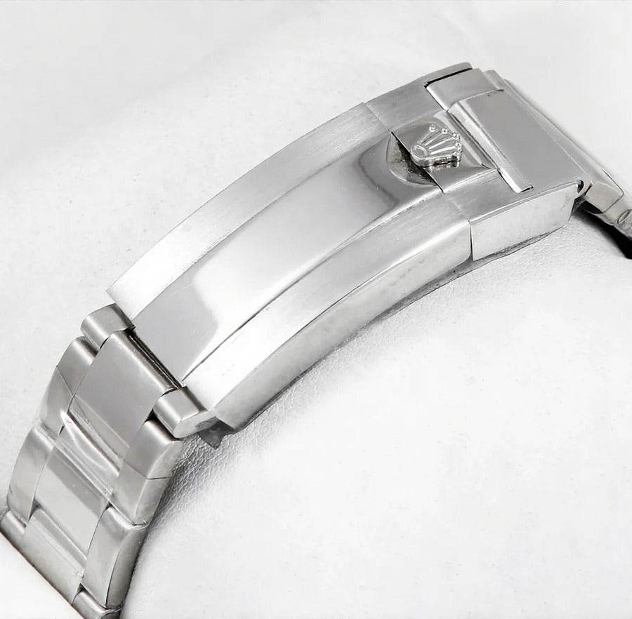 Rolex Style – Silver Automatic Watch | 40mm Black Dial | Master AAA – Horizon Wrist - Horizon Wrist