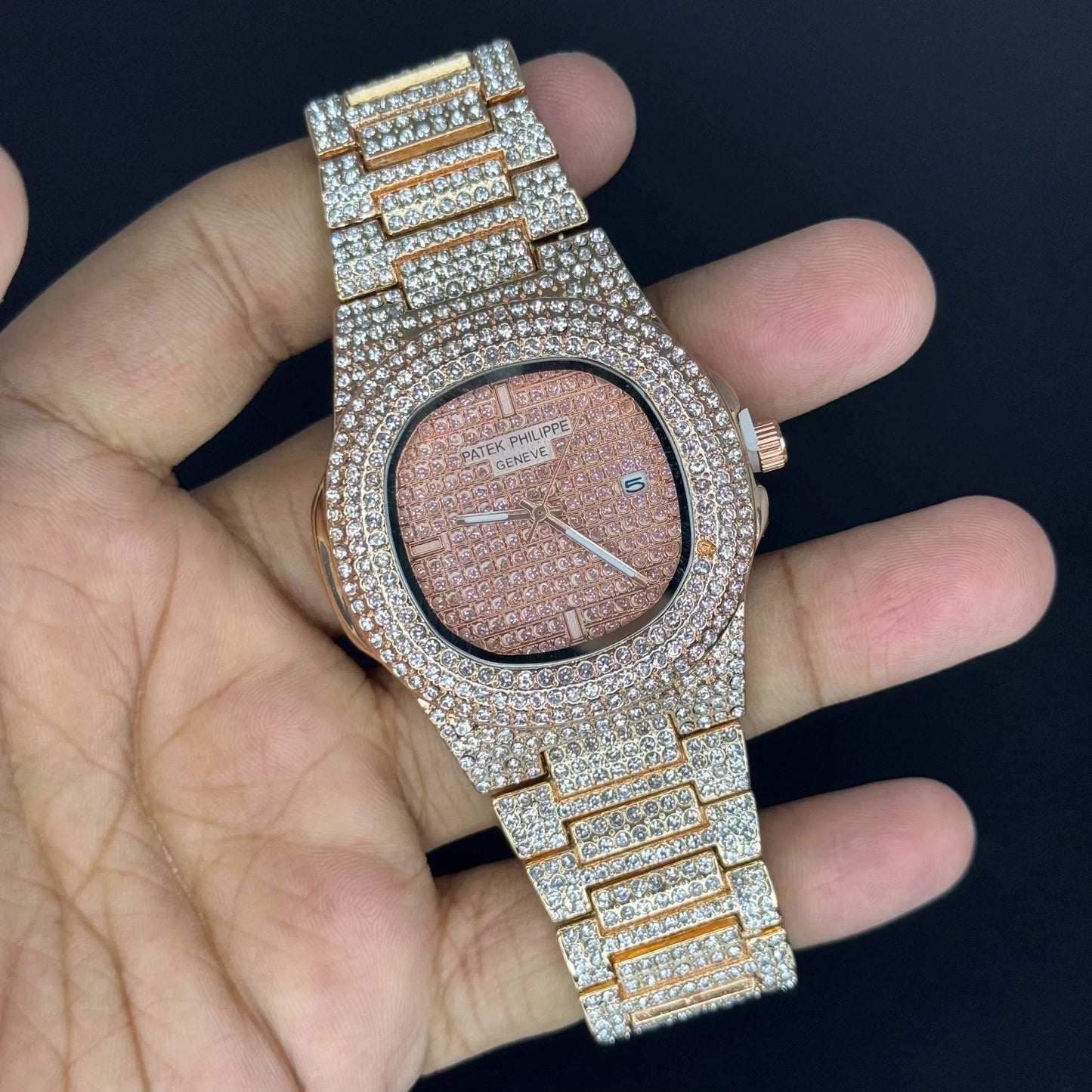 Patek Philippe ICEDOUT - Rose Gold - Horizon Wrist
