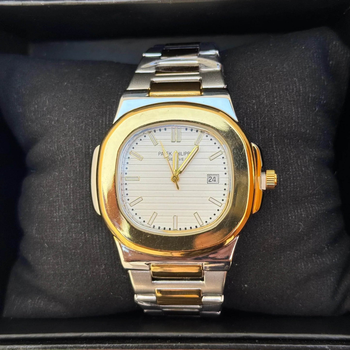 Patek Philippe Date Just - Two Tone White - Horizon Wrist