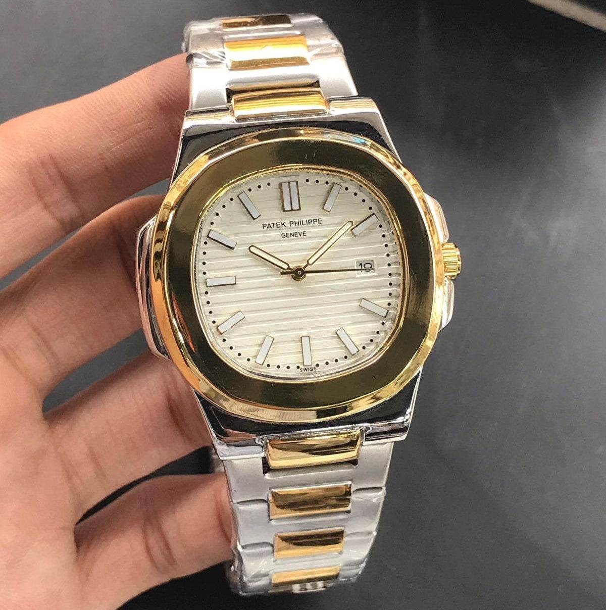 Patek Philippe Date Just - Two Tone White - Horizon Wrist