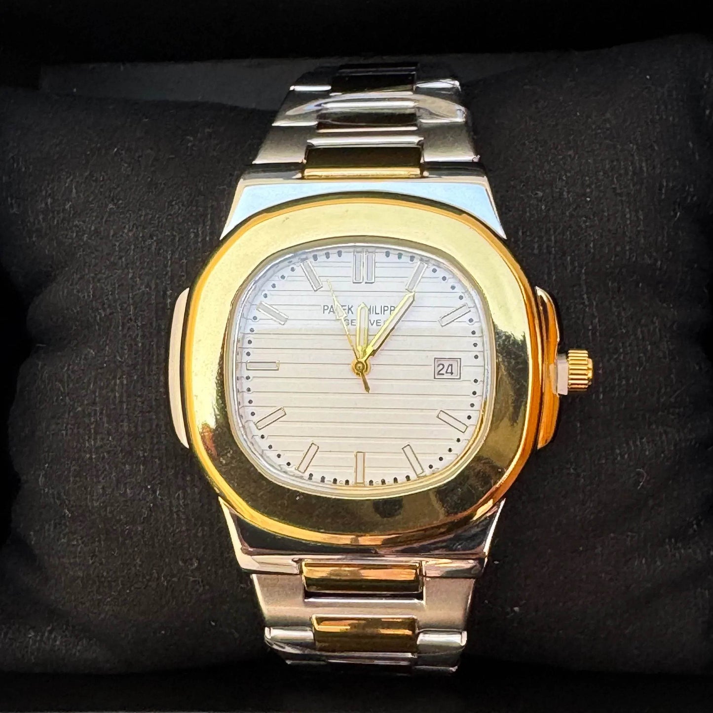 Patek Philippe Date Just - Two Tone White - Horizon Wrist