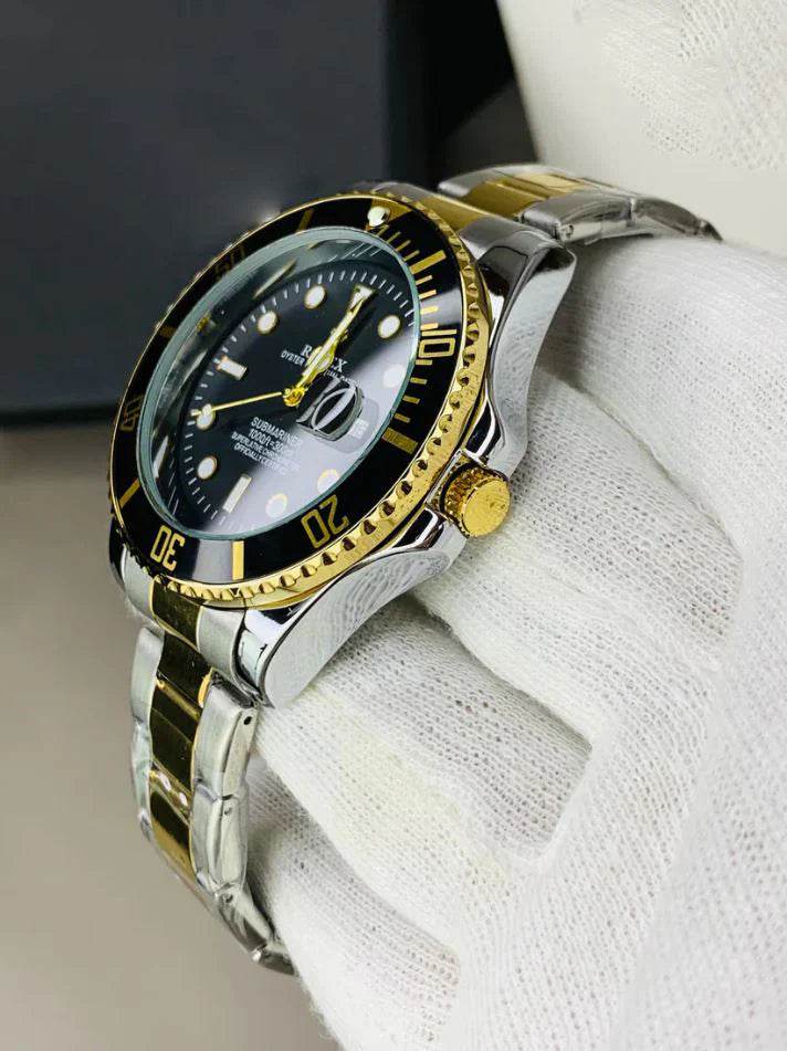 Rolex Submariner Date Watch - Two Tone Black - Horizon Wrist