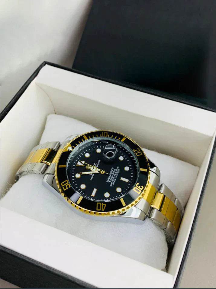 Rolex Submariner Date Watch - Two Tone Black - Horizon Wrist