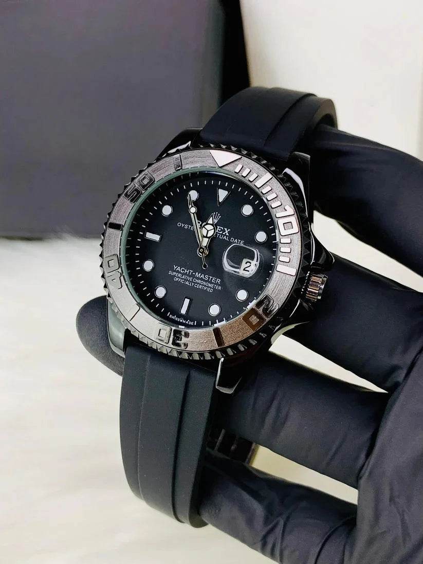Rolex Yacht Watch Master Date Just | Full Black - Horizon Wrist