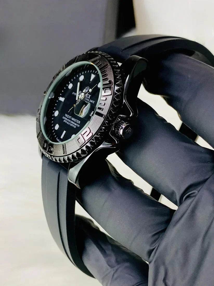 Rolex Yacht Watch Master Date Just | Full Black - Horizon Wrist
