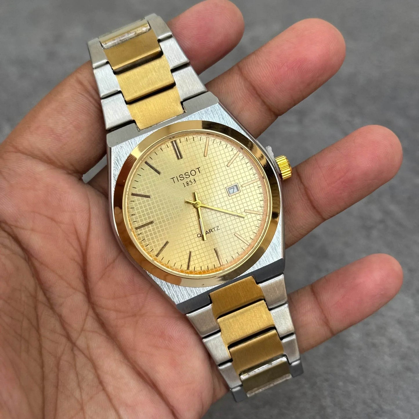 Tissot PRX Two Tone Watch - Gold - Horizon Wrist