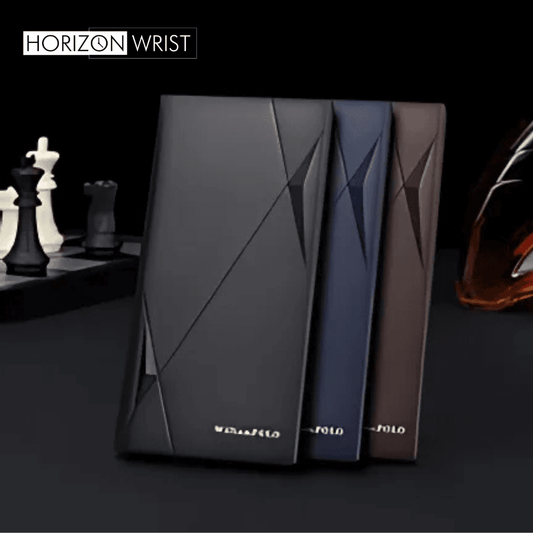 Premium PU Leather Long Wallet – Mobile, Cash & Multi Card Slot Organizer - Horizon Wrist 