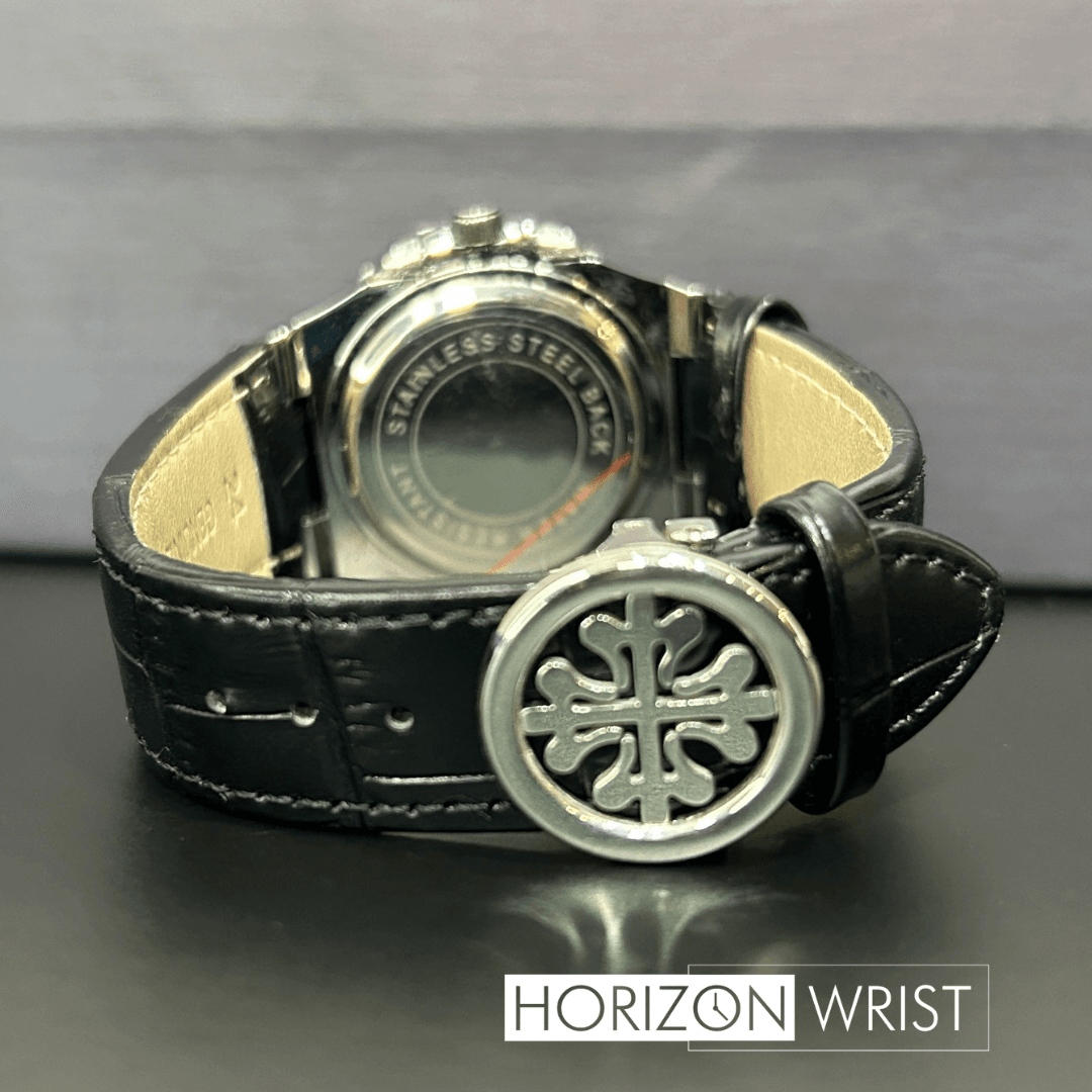 Patek Philippe Naut – Black Dial with Black Strap | Quartz - Horizon Wrist 