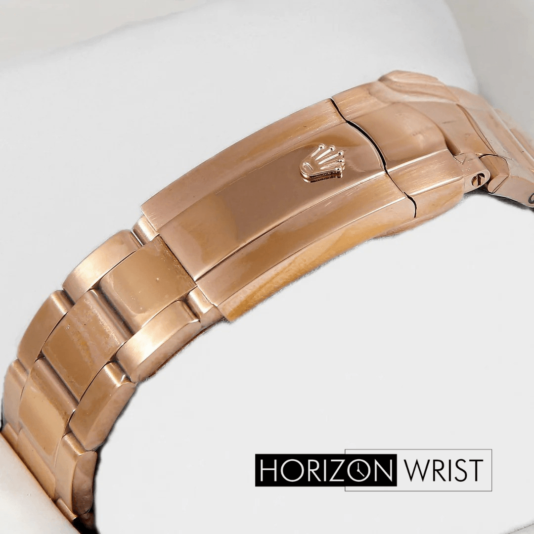 Rolex – 40mm Chronograph Rainbow Edition | Rose Gold Case & Black Dial | Master AAA - Horizon Wrist 