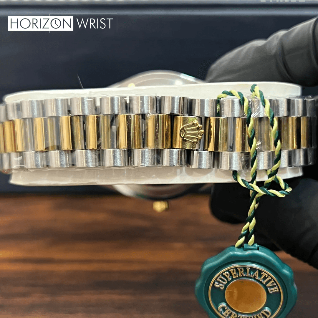 Arabic Dial Day-Date Men's Watch – Two-Tone Luxury Design (3 Colors) - Horizon Wrist 