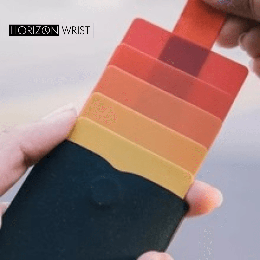 Slim RFID Blocking Leather Cardholder Wallet – Minimalist Design with Gift Box | Horizon Wrist - Horizon Wrist 