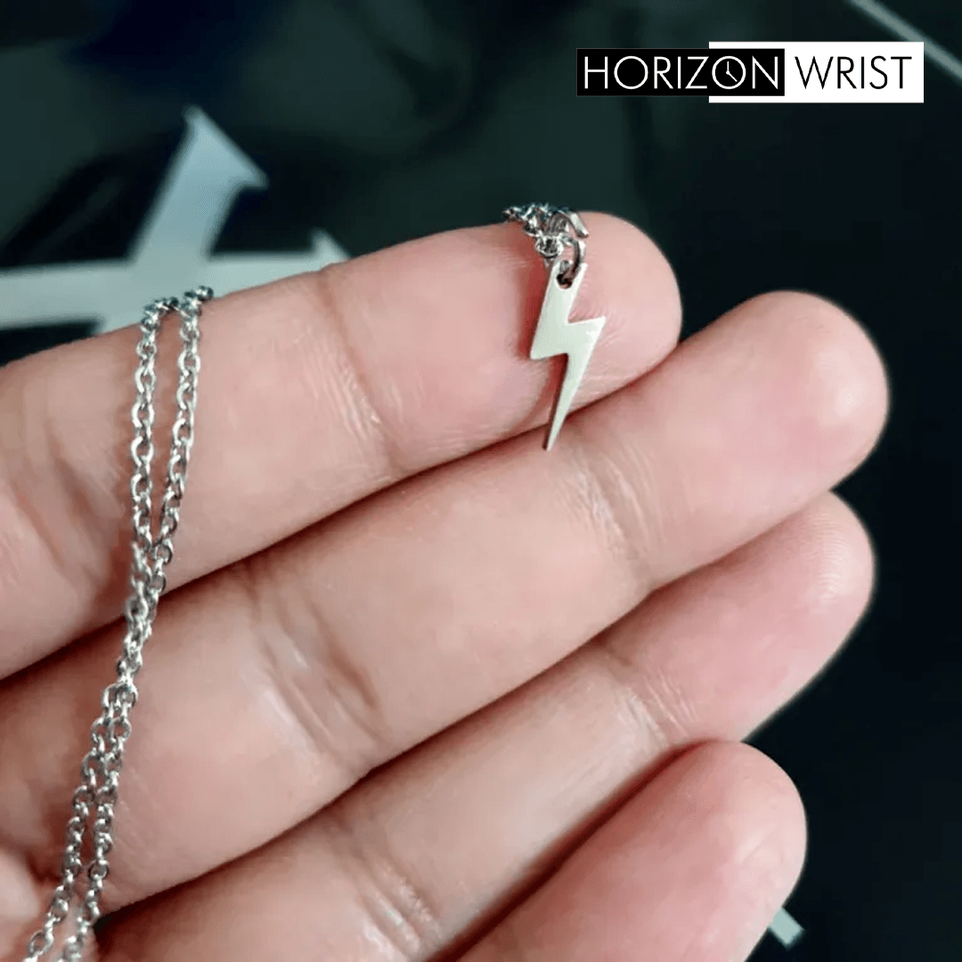 Minimal Buzz Bar Necklace – Stainless Steel - Horizon Wrist 