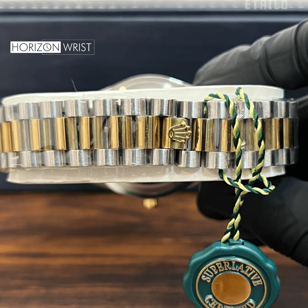 Prestige Two-Tone Men's Watch – Diamond Accent Dial - Horizon Wrist 