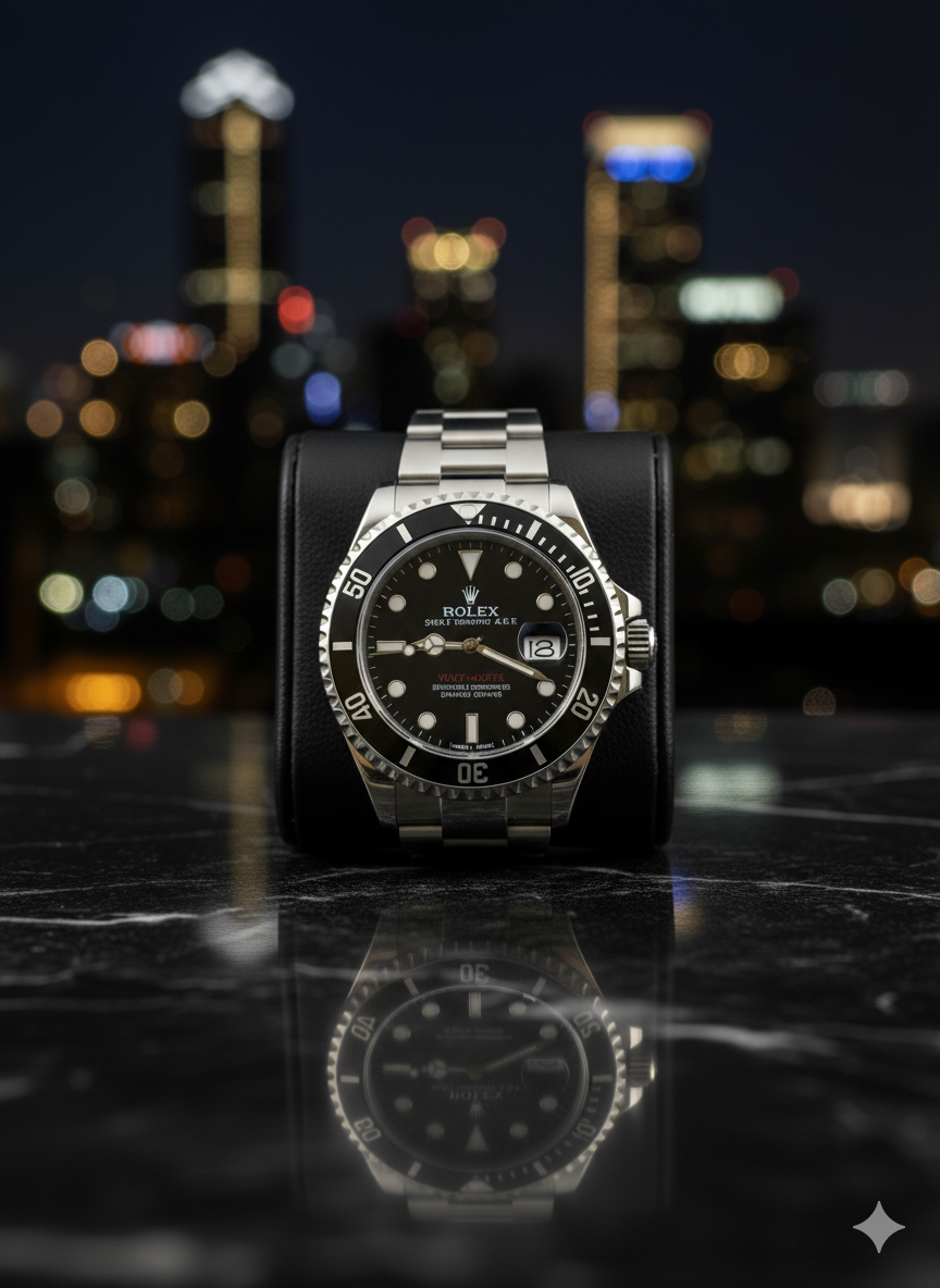RLX Yacht-Master – Black Dial with Silver Chain | Classic Marine Style