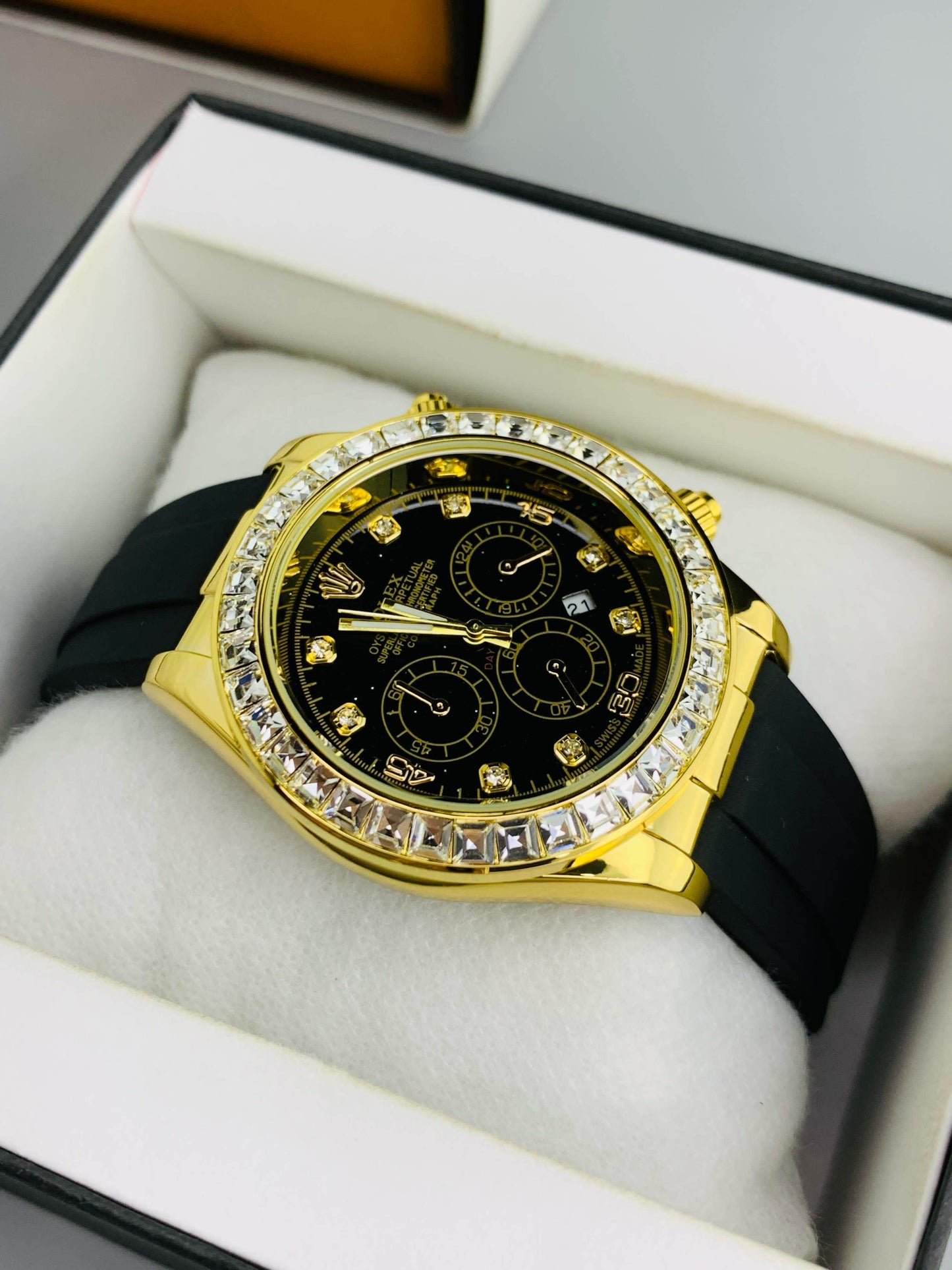 Daytona Stone Model | Black Dial - Horizon Wrist 