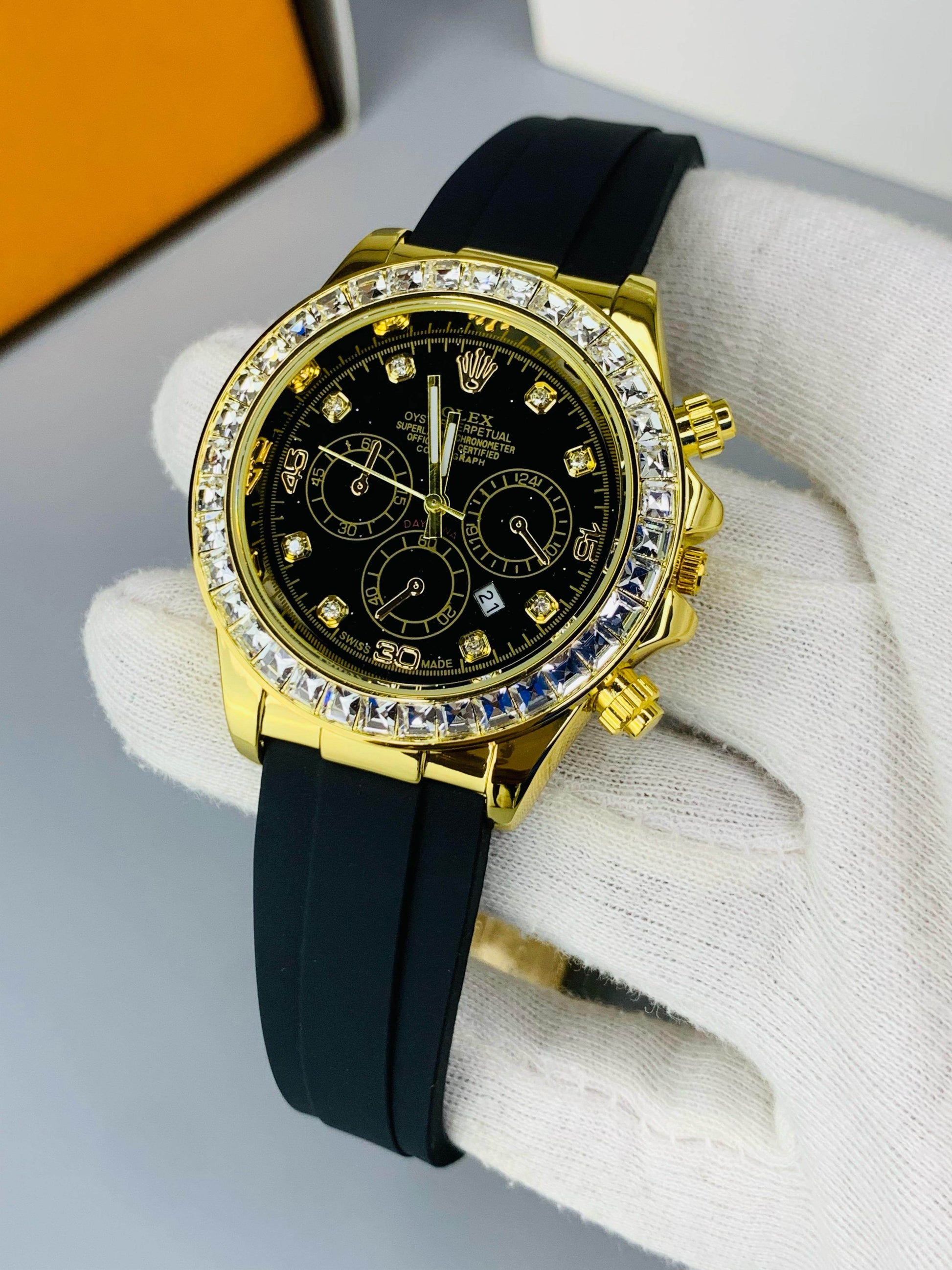 Daytona Stone Model | Black Dial - Horizon Wrist 