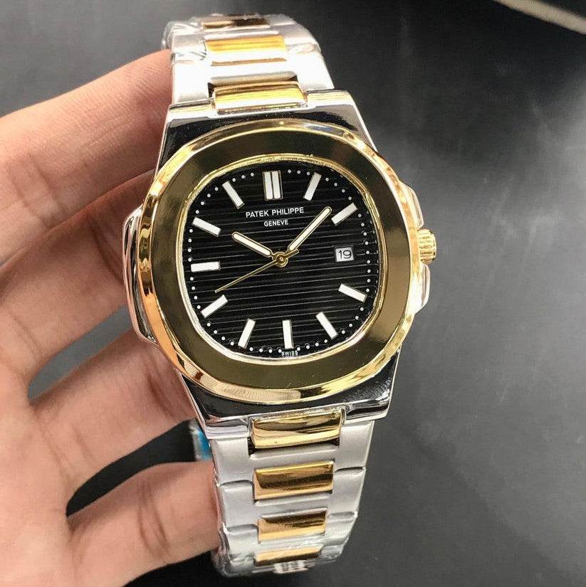 Patek Philippe Date Just - Two Tone Golden Black - Horizon Wrist 