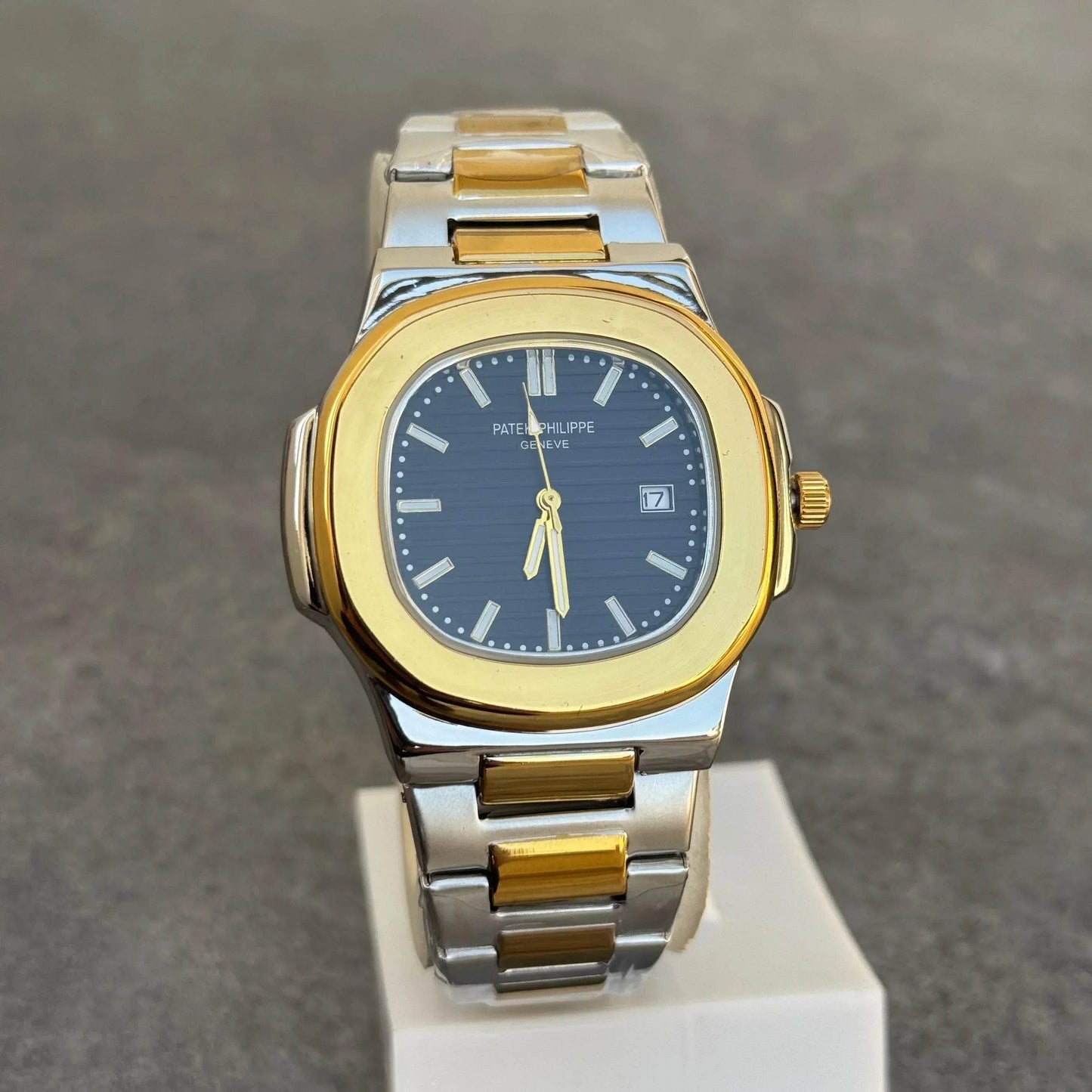 Patek Philippe Date Just - Two Tone Golden Black - Horizon Wrist 