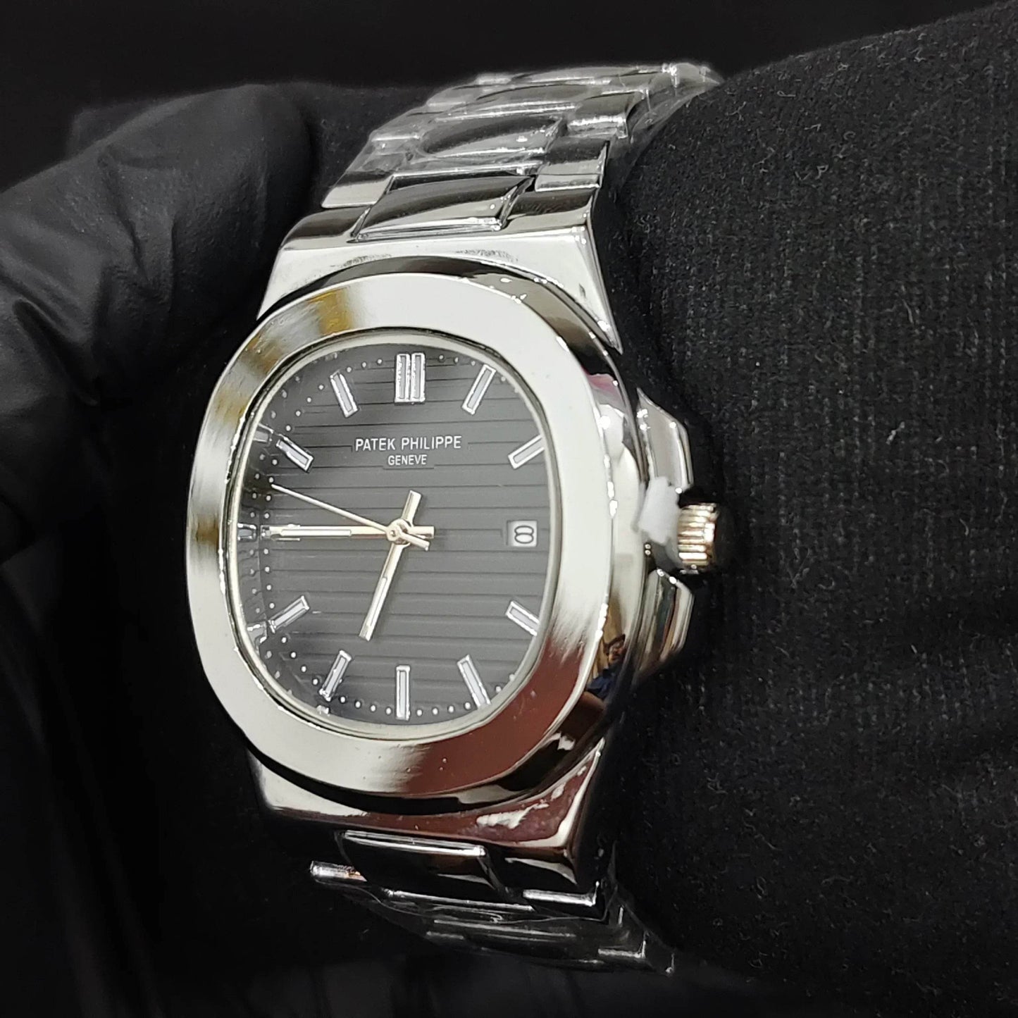 Patek Philippe Date Just - Silver Black - Horizon Wrist 
