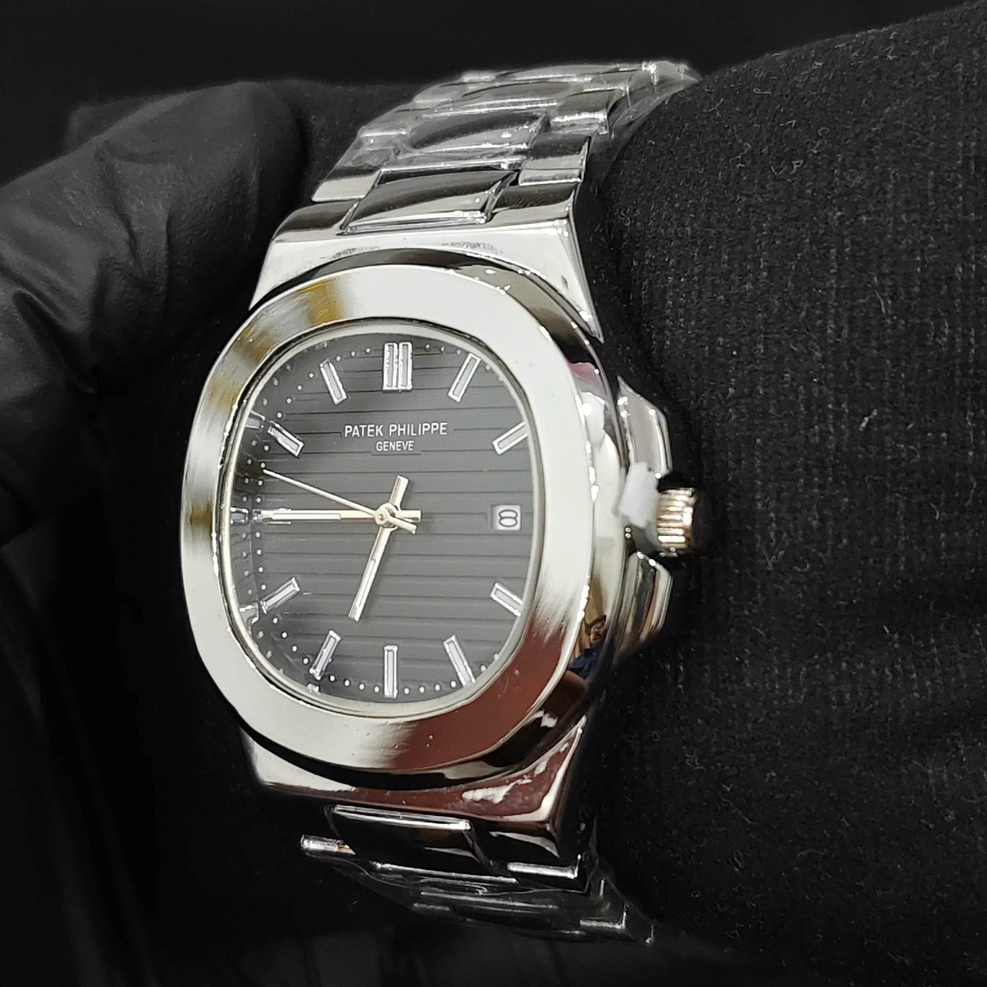 Patek Philippe Date Just - Silver Black - Horizon Wrist 