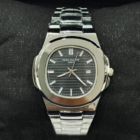 Patek Philippe Date Just - Silver Black - Horizon Wrist 