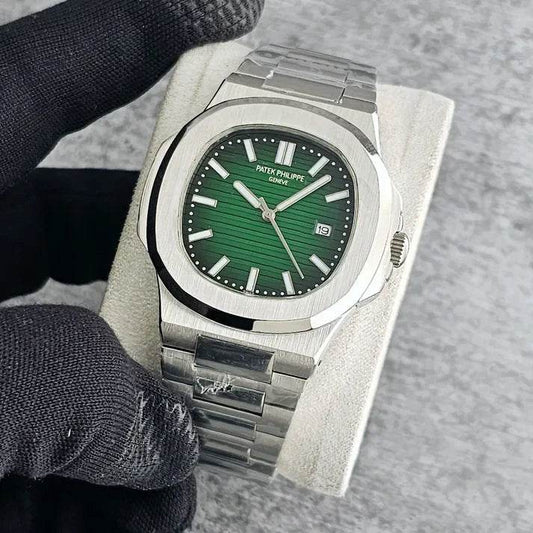 Patek Philippe Date Just - Silver Green - Horizon Wrist 