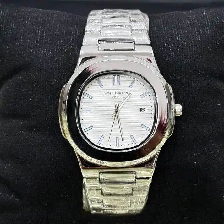 Patek Philippe Date Just - Silver White - Horizon Wrist 