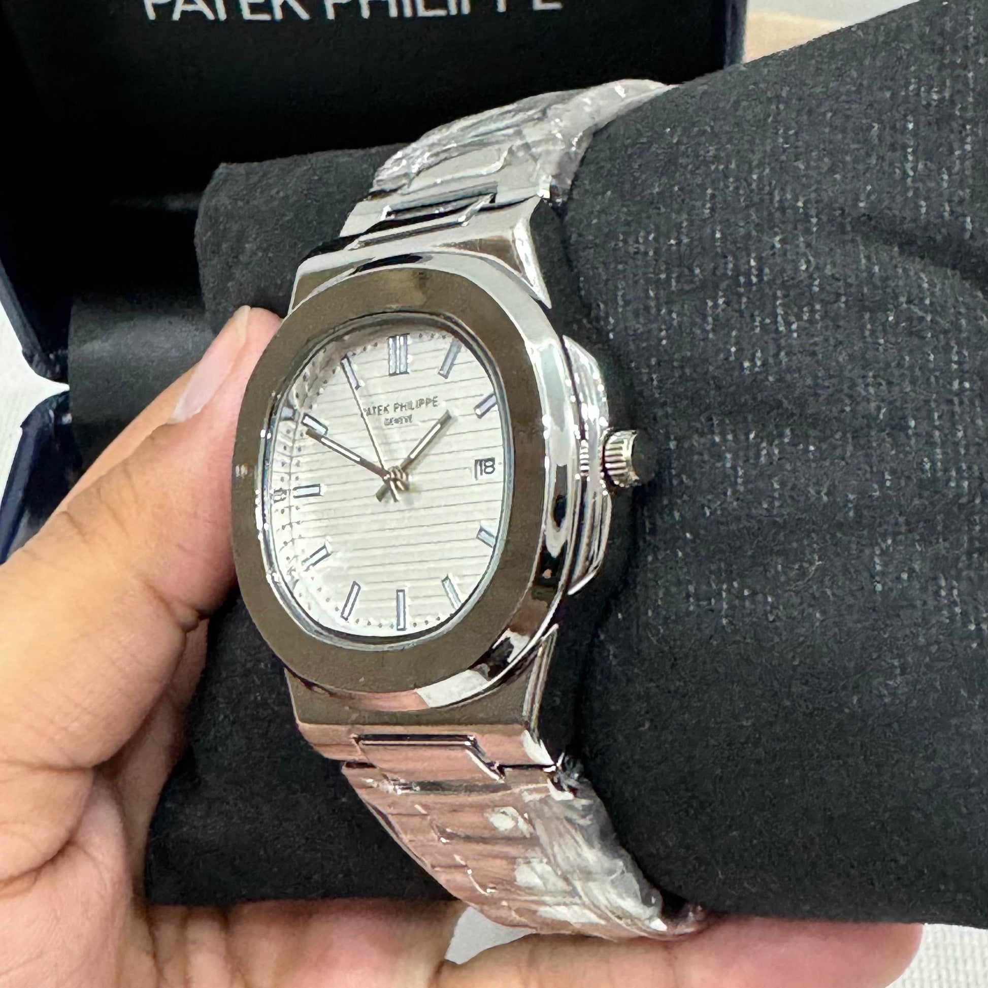 Patek Philippe Date Just - Silver White - Horizon Wrist 
