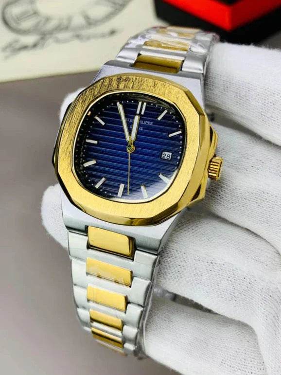 Patek Philippe Date Just - Two Tone Blue - Horizon Wrist 