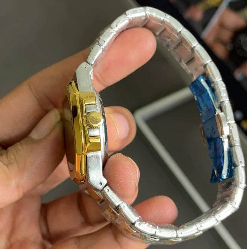 Patek Philippe Date Just - Two Tone Blue - Horizon Wrist 