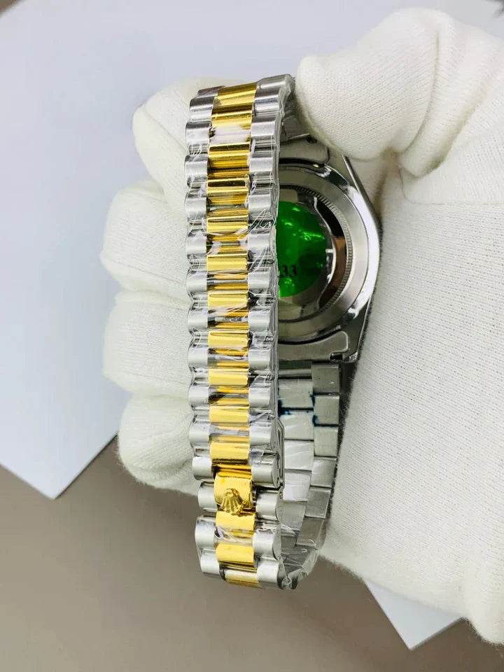 RLX - Oyster Perpetual Date - Two Tone Golden - Horizon Wrist 