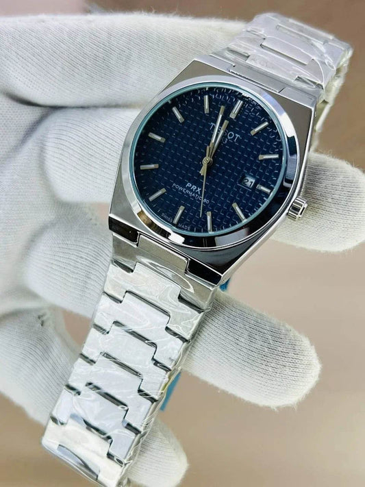 Tissot PRX Chain Watch - Silver Blue - Horizon Wrist 