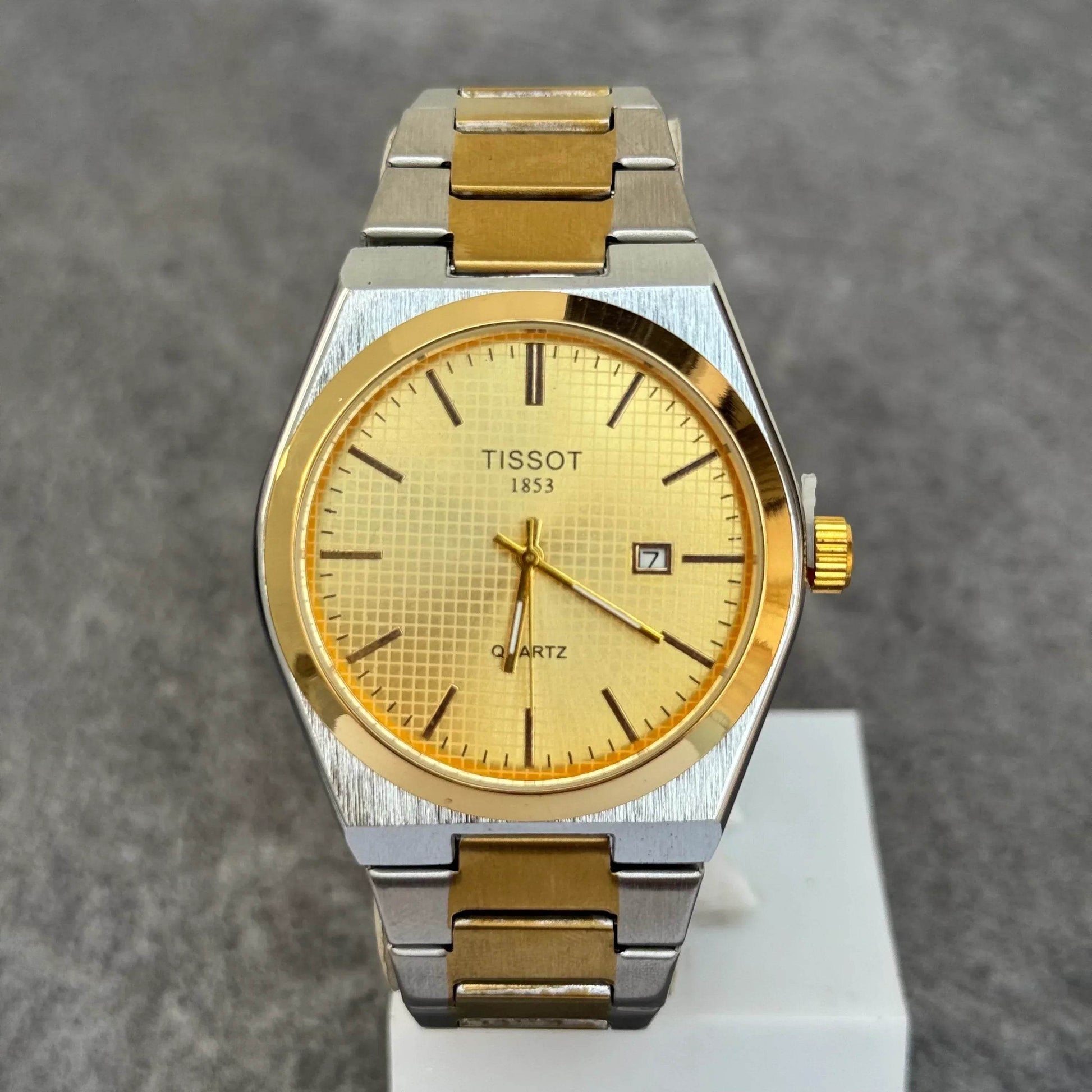 Tissot PRX Two Tone Watch - Gold - Horizon Wrist 