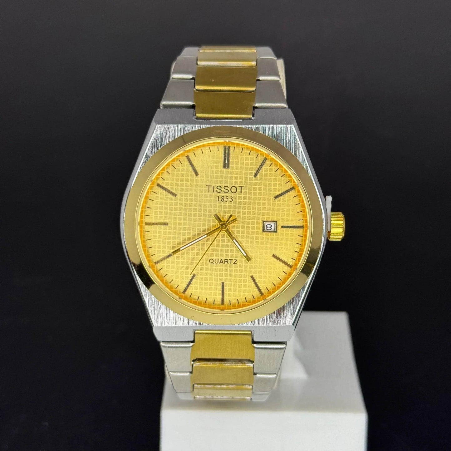Tissot PRX Two Tone Watch - Gold - Horizon Wrist 