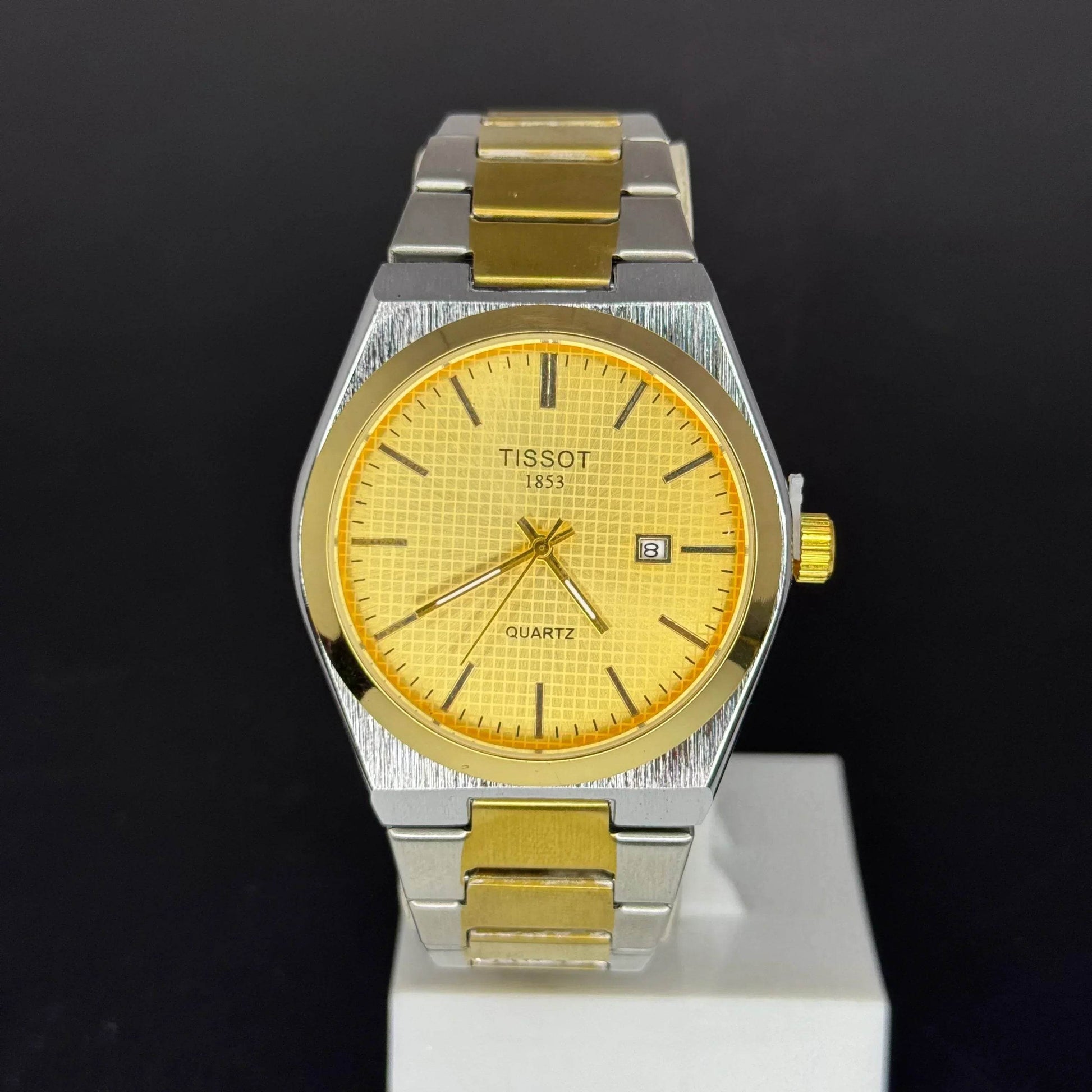 Tissot PRX Two Tone Watch - Gold - Horizon Wrist 